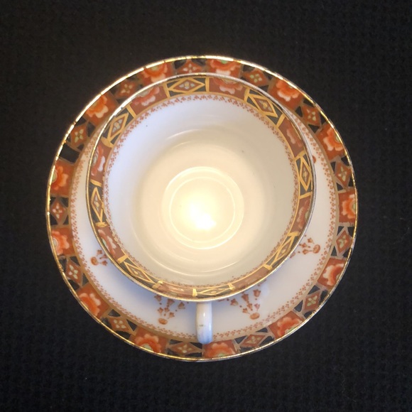 Royal Albert Imari vintage teacup & saucer T.C.W Crown China. 1920’s - Picture 8 of 8